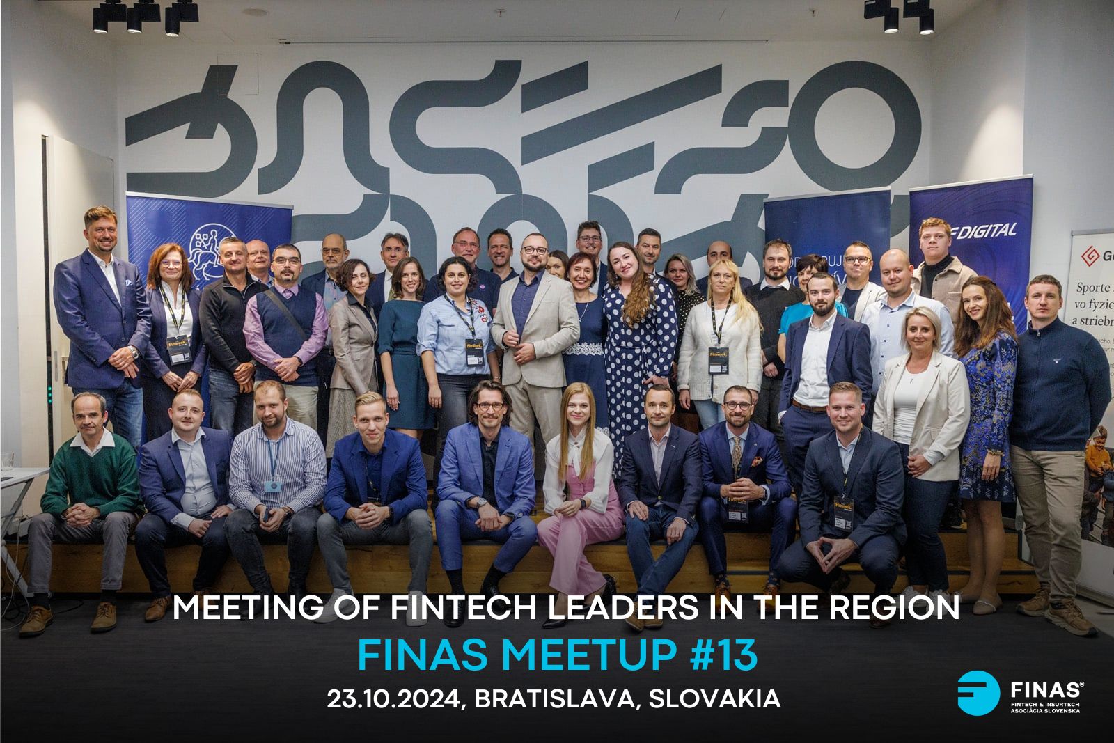 Meeting of Fintech Leaders in the Region FINAS MeetUp #13 23.10.2024, Bratislava, Slovakia